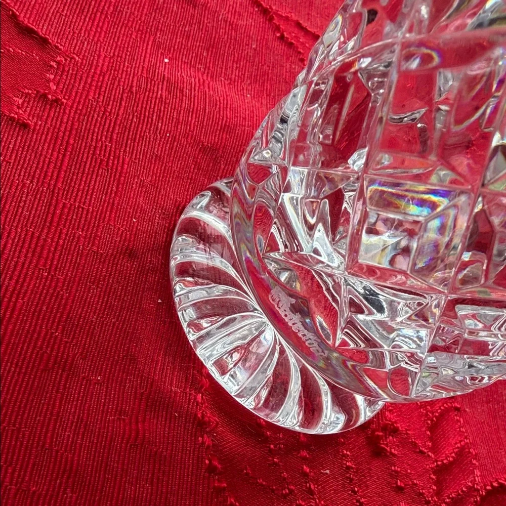 Waterford Crystal Clear Vase 6” stamped
